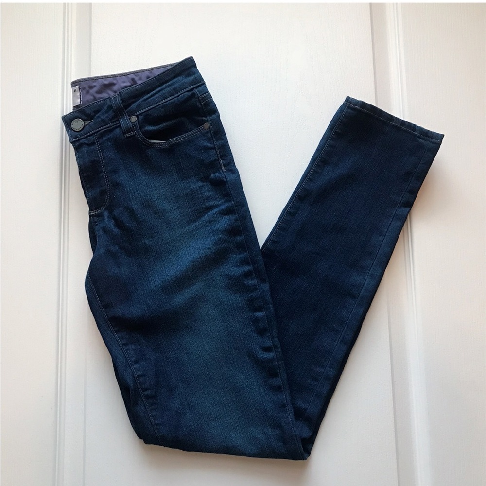 PAIGE Skyline Skinny Jeans Dark Wash